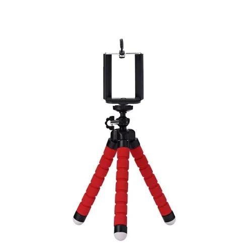 Mini Flexible Sponge Octopus Tripod For IPhone xiaomi bendable Mobile Phone Smartphone Tripod For Gopro 8 7 Camera