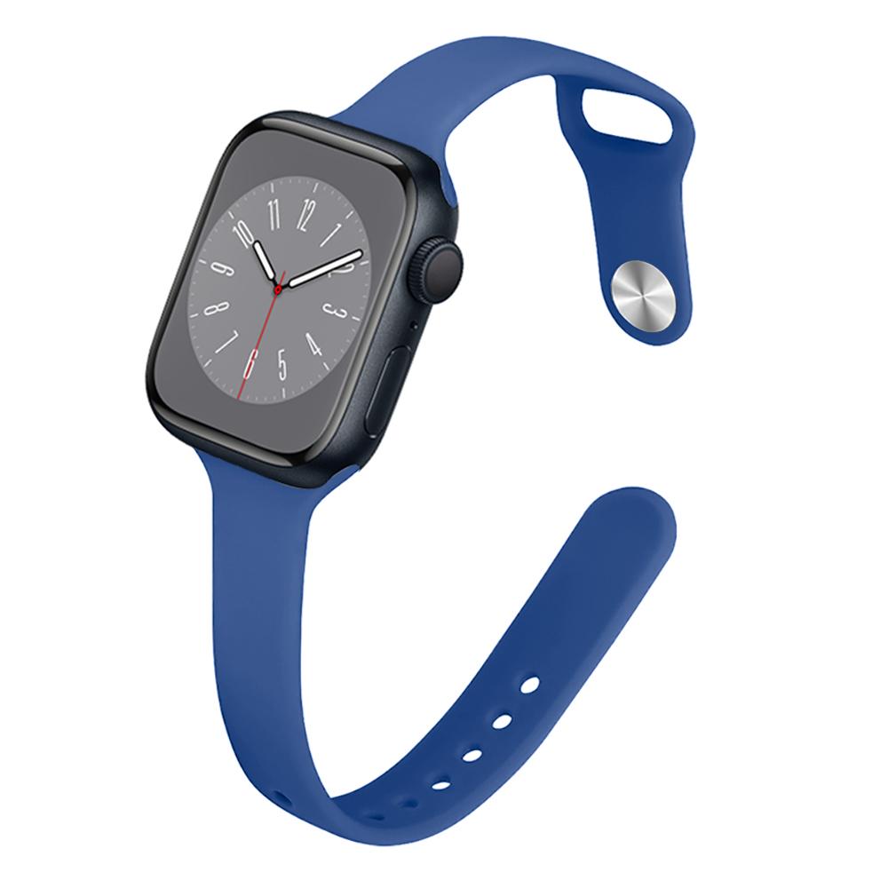 Silicone Sport Strap For Apple Watch Band 44mm 40mm 45mm 49mm 41mm 38mm bracelet iwatch series 9 7 6 5 4 se 8 ultra 2