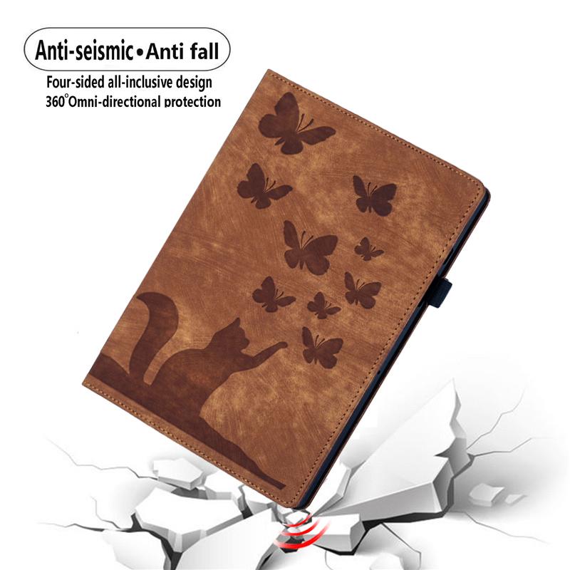 Butterfly Cat Case for Samsung Galaxy Tab A6 A7 A7 lite A8 S6 S7 S8 S9 Plus FE Ultra  Soft TPU Tablet Cover for Galaxy Tab Case