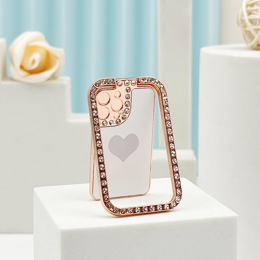 Phone Case Mouse Head Plating Bear Teddy Ring Small Phone Stands
