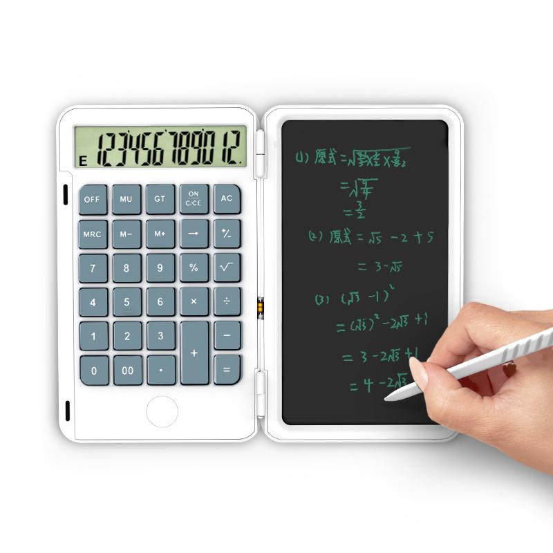 6.5 inch Calculator Writing Tablet Portable Smart LCD Graphics Handwriting Pad Board drawing tablet paperless with rechargeable Drawing Pad Painting Electronics Tools