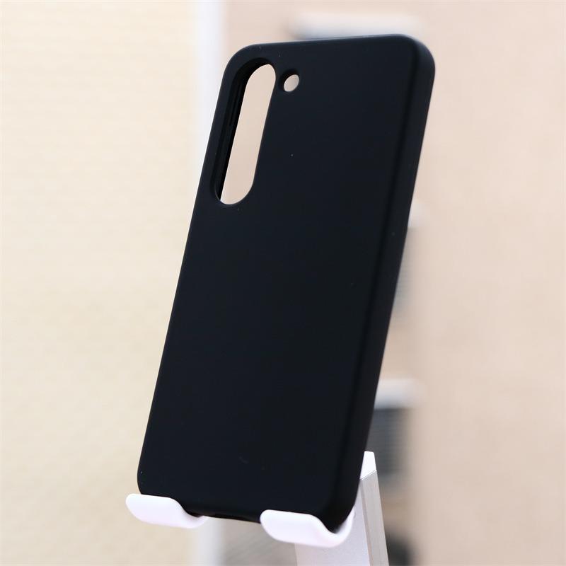 Luxury Liquid Silicone Phone Case For Samsung S25Ultra S24FE S25 S24 S23 S22 S21 Note20, Soft Silicone Shockproof Phone Case With Microfiber Lining