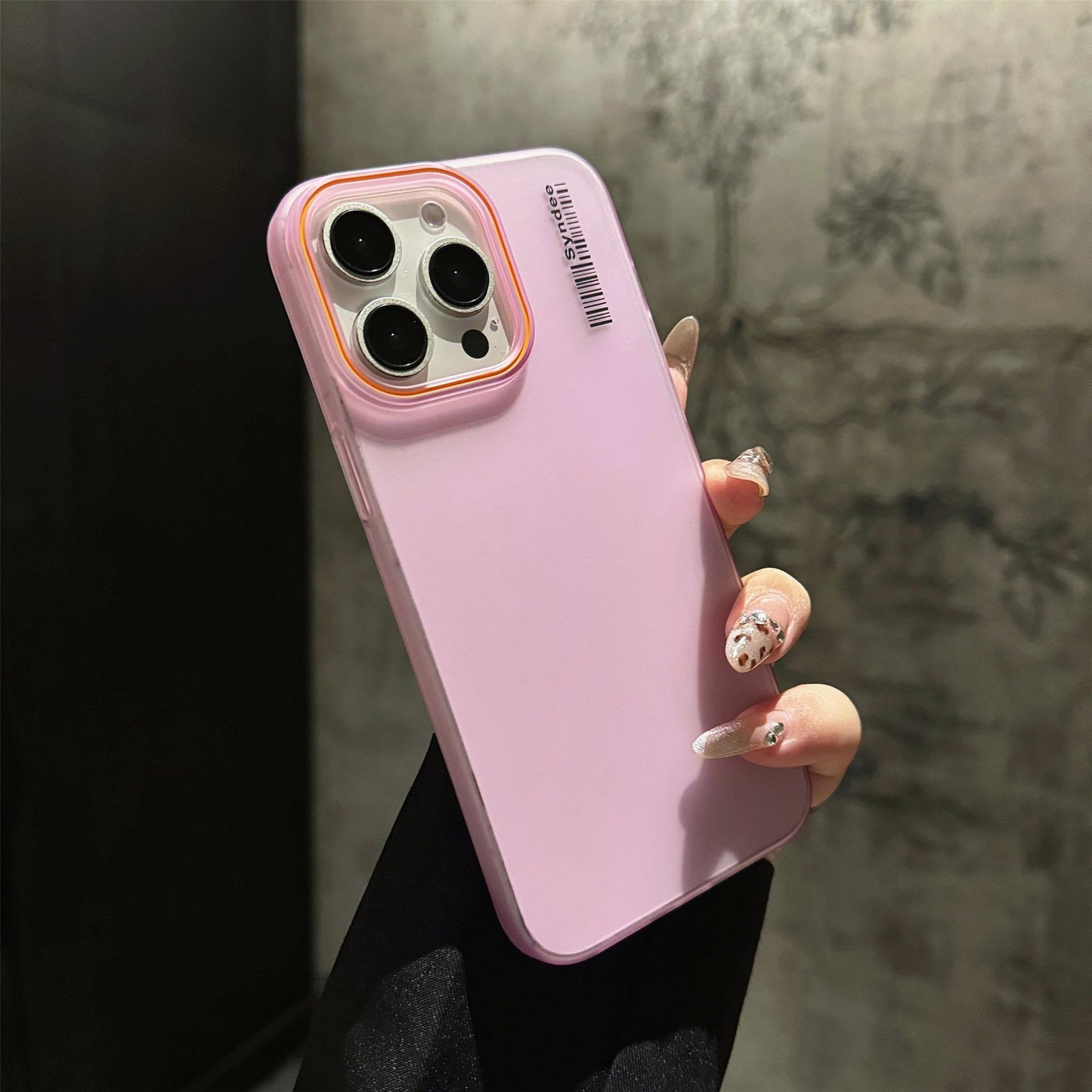 Matte Clear Two-tone Slim PC Phone Case For iPhone 16ProMax 15 14 13 12 Transparent Skin Feel Bumper Shockproof Hard Full Cover