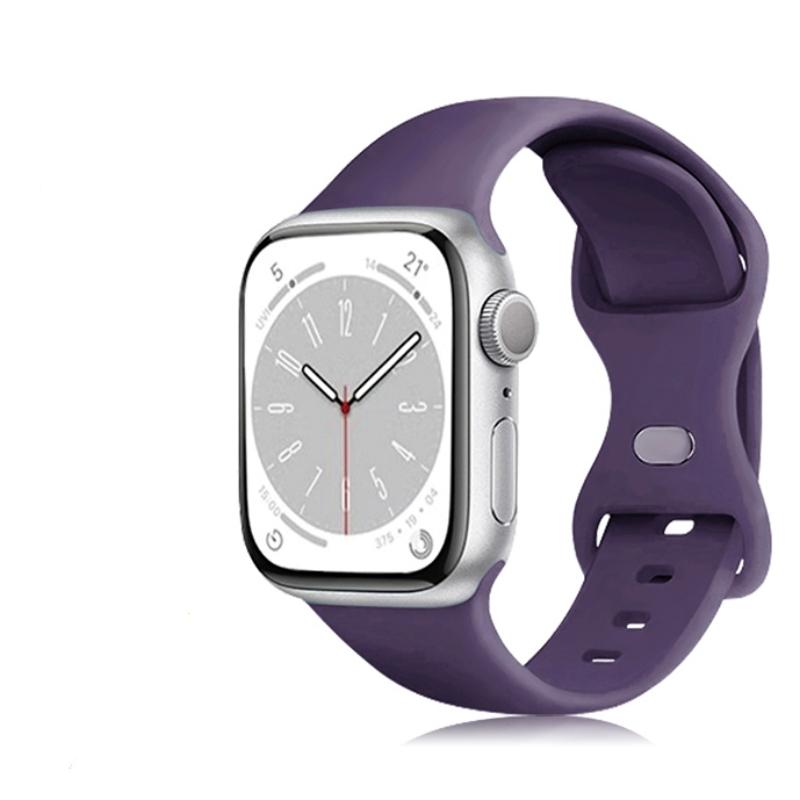 Silicone Strap for Apple Watch Band Ultra 49mm 45/44/42mm Watchbands 41/40mm iwatch Rubber Sport Bracelet on iWatch Series 76543