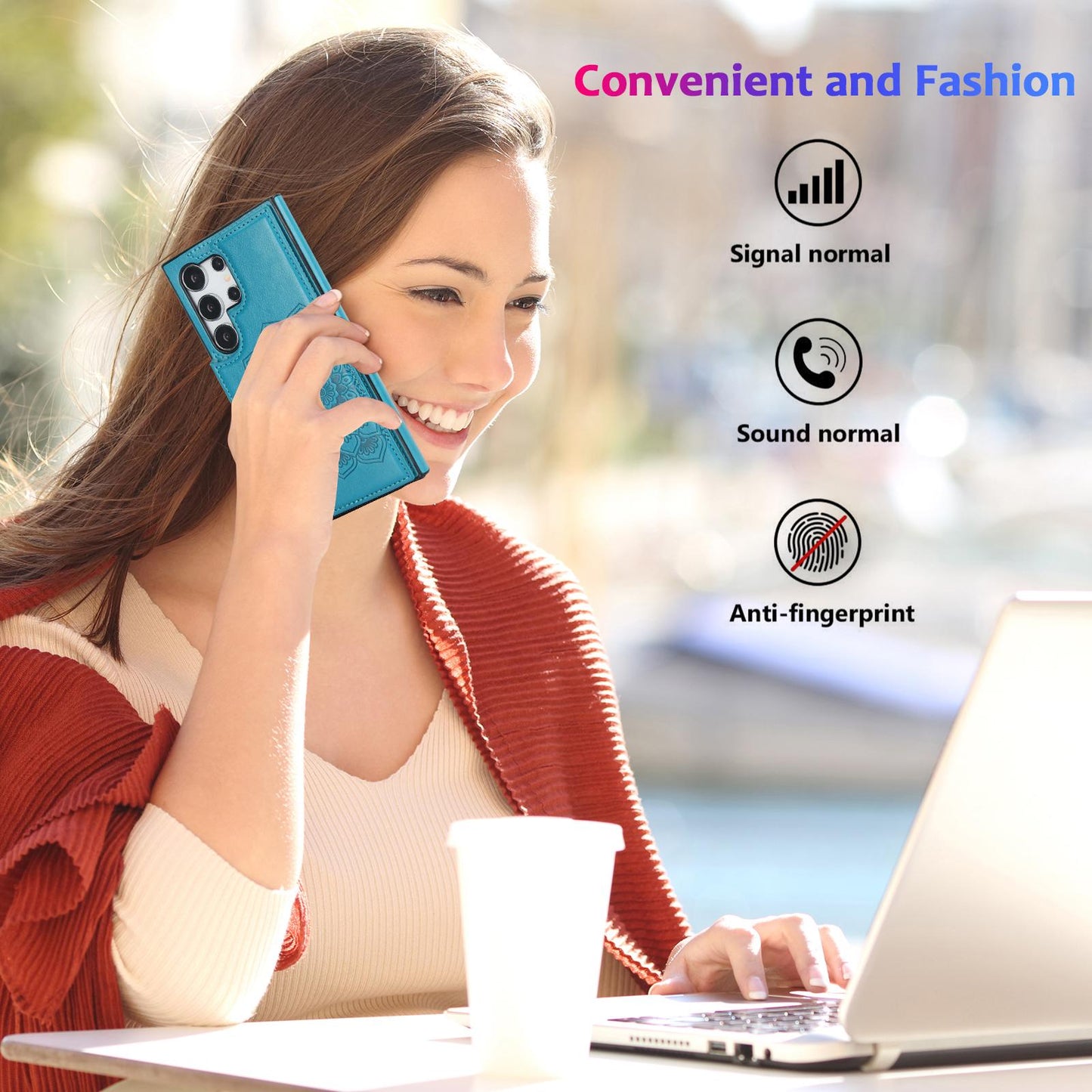 Flip Leather Phone Case for Samsung Galaxy S23 FE S24 Ultra S22 S21 Plus A15 A14 A54 A13 A33 A53 4G 5G Wallet With Card Holder Cover