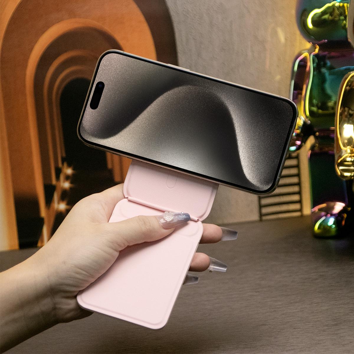 For Magsafe Mobile phone Stand Selfie Multi-functional Magnetic Portable Holder Rotating Tripod For iPhone 16 15 14Plus 13 12 Pro Max