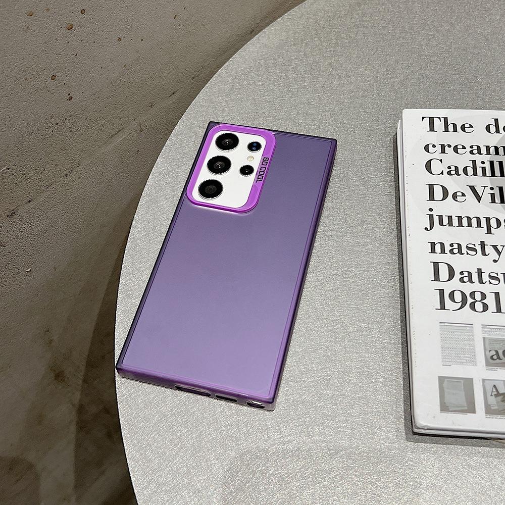 For Samsung S25Ultra S25 S24 S23 S22 S21 Note20 Phone Case, Luxury Laser Gradient Color Acrylic Slim, Full Camera Protection Non-Yellowing Hard Cover