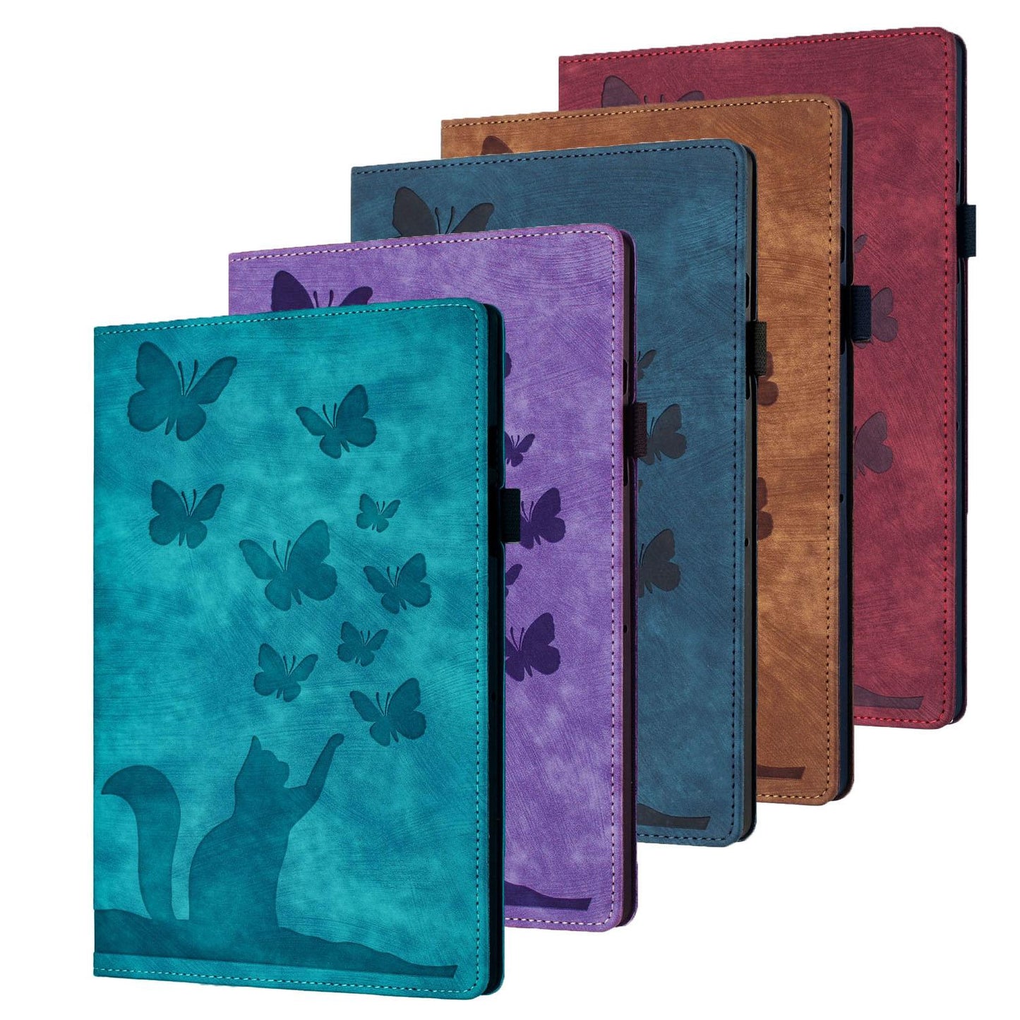 Butterfly Cat Case for Ipad Case Pro 13 11 2024 12.9 9 10 10th 9 9th Generation Air 5 4 3 2 1 Mini 6 Soft TPU Tablet Cover