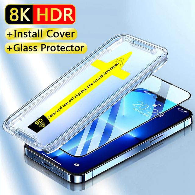 Full Cover Screen Protector For Google Pixel 9ProXL 9Pro 9 8Pro Tempered Glass Anti-Static Explosion-Proof Film Fast Installation