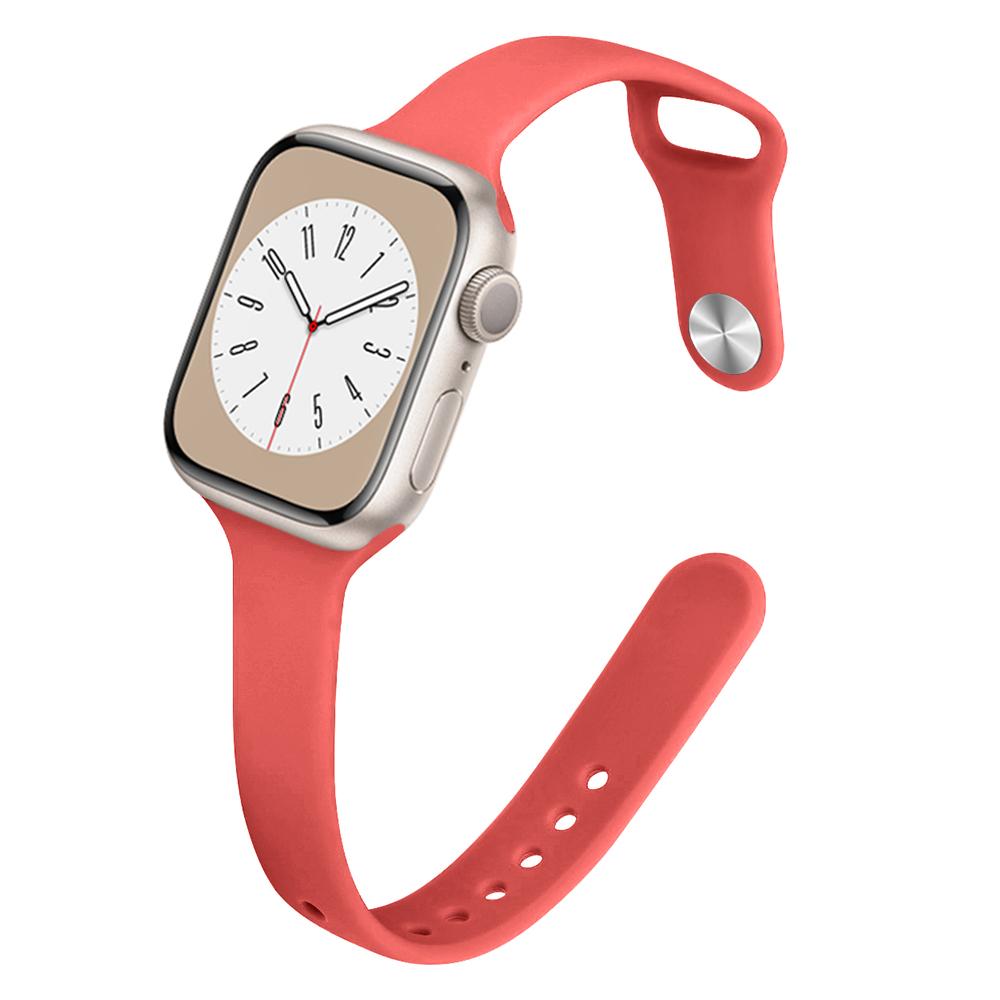 Silicone Sport Strap For Apple Watch Band 44mm 40mm 45mm 49mm 41mm 38mm bracelet iwatch series 9 7 6 5 4 se 8 ultra 2