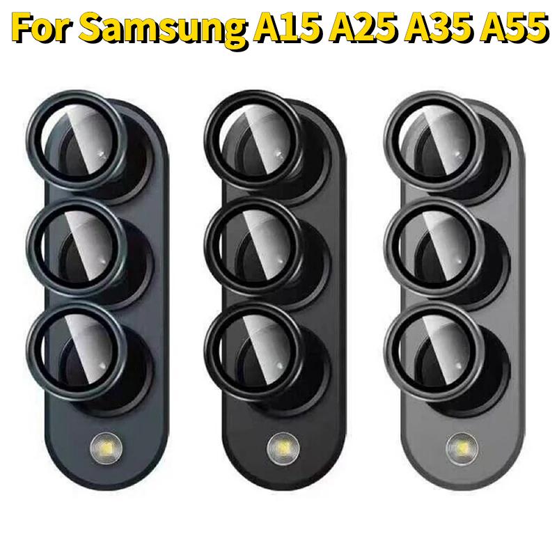 Metal Camera Protector For Samsung A55 A35 A15 A25 Camera Cover Metal Lens Glass Ring