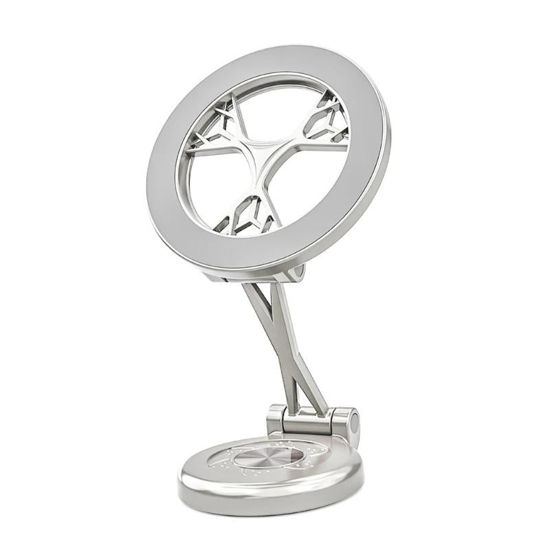 All Metal Strong Magnetic Car Phone Holder for iPhone 16 15 14 13 12 Cellphone Holder 360 Degree Rotating Car Dashboard Mounted Phone Stand
