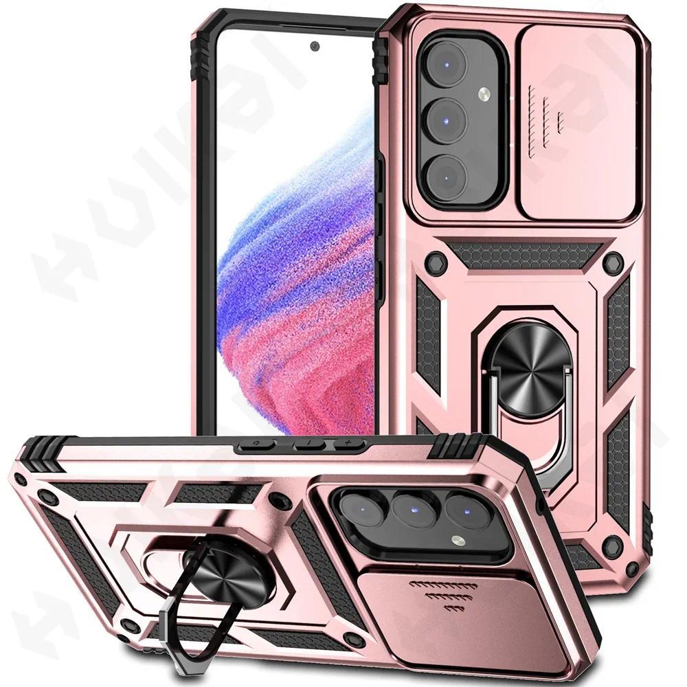 Heavy Duty Protection Magnetic Kickstand Case For Samsung Galaxy A54 A34  A14 S23 S22 S21 Ultra Plus FE Kickstand with Camera Protection Rugged Military-Grade Drop Cover