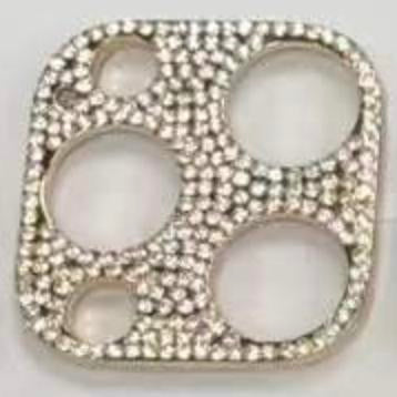 Metal Camera Lens Protector With Rhinestone, Scratchproof Protector For iPhone 16 15 14 13 12 Pro Max
