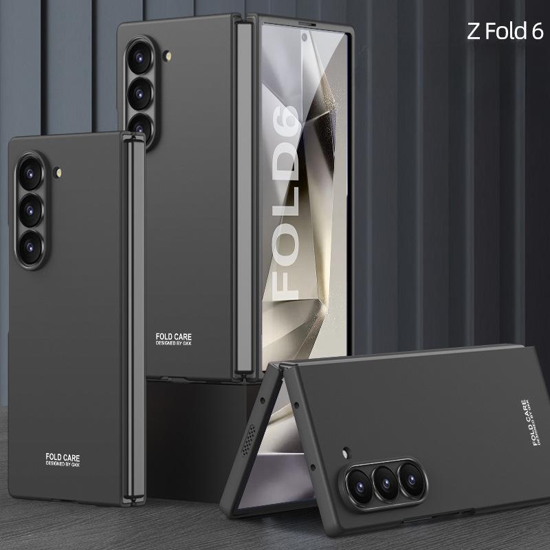 For Samsung Z Fold6 Fold5 Fold4 Case, Ultrathin Business Matte Full Cover, Luxury Elegant Phone Case Camera Protection Shockproof Hard Cover