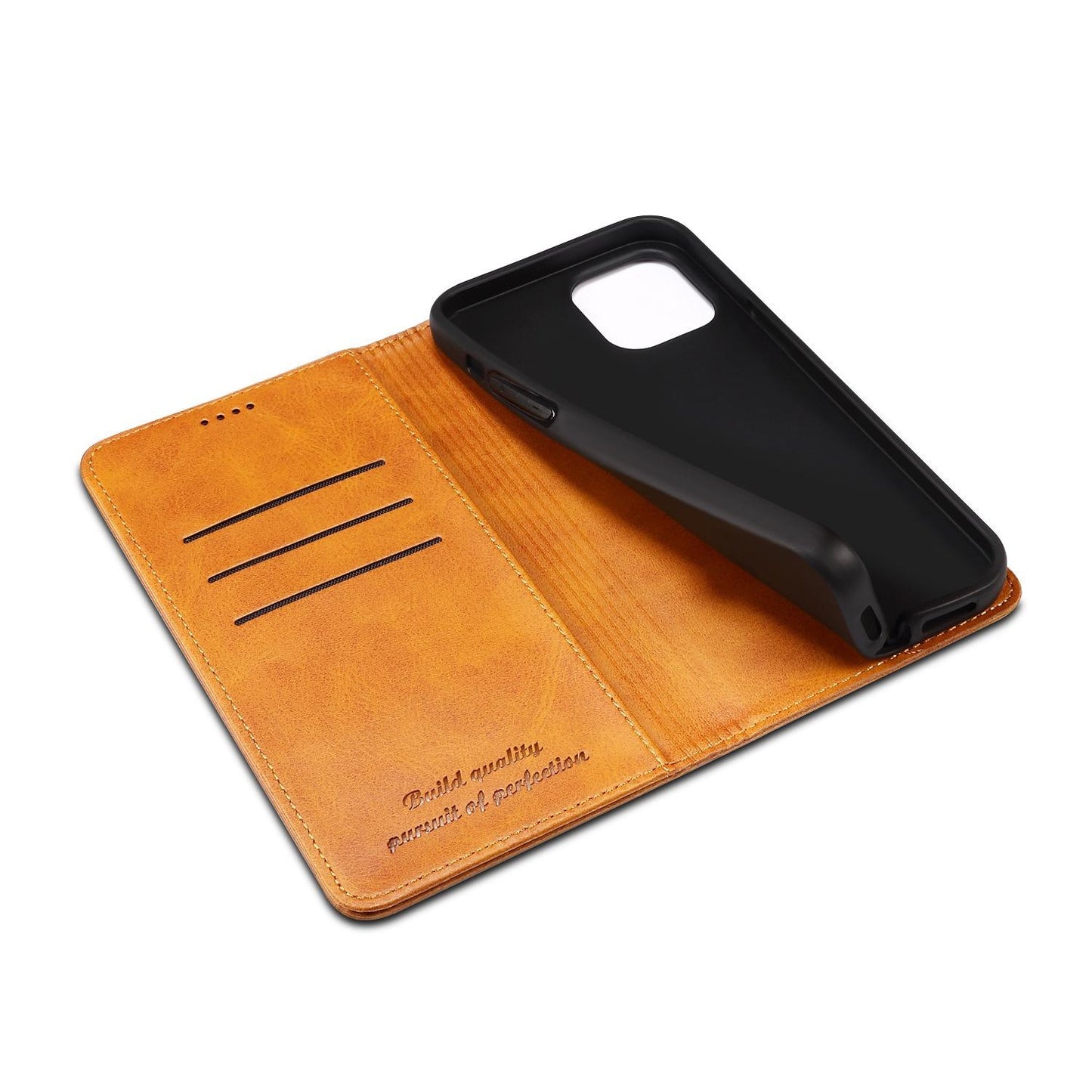 For iPhone 16ProMax 16 15 14 13 12 11 X/XS XR XSMax Phone Case, Smooth Surface Flip Wallet Case For Women Men Durable Faux Card Slot Leather Kickstand Magnetic Clasp Shockproof Phone Case