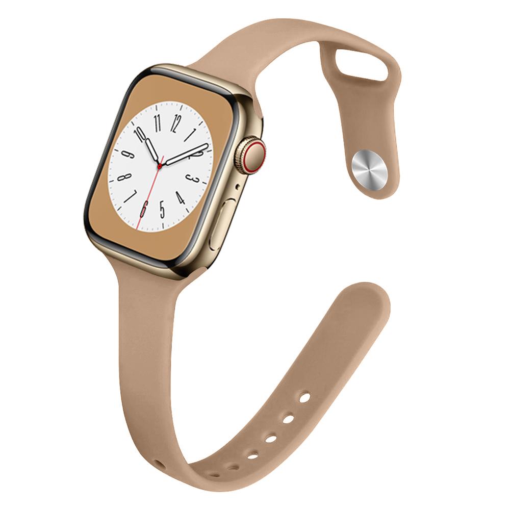 Silicone Sport Strap For Apple Watch Band 44mm 40mm 45mm 49mm 41mm 38mm bracelet iwatch series 9 7 6 5 4 se 8 ultra 2