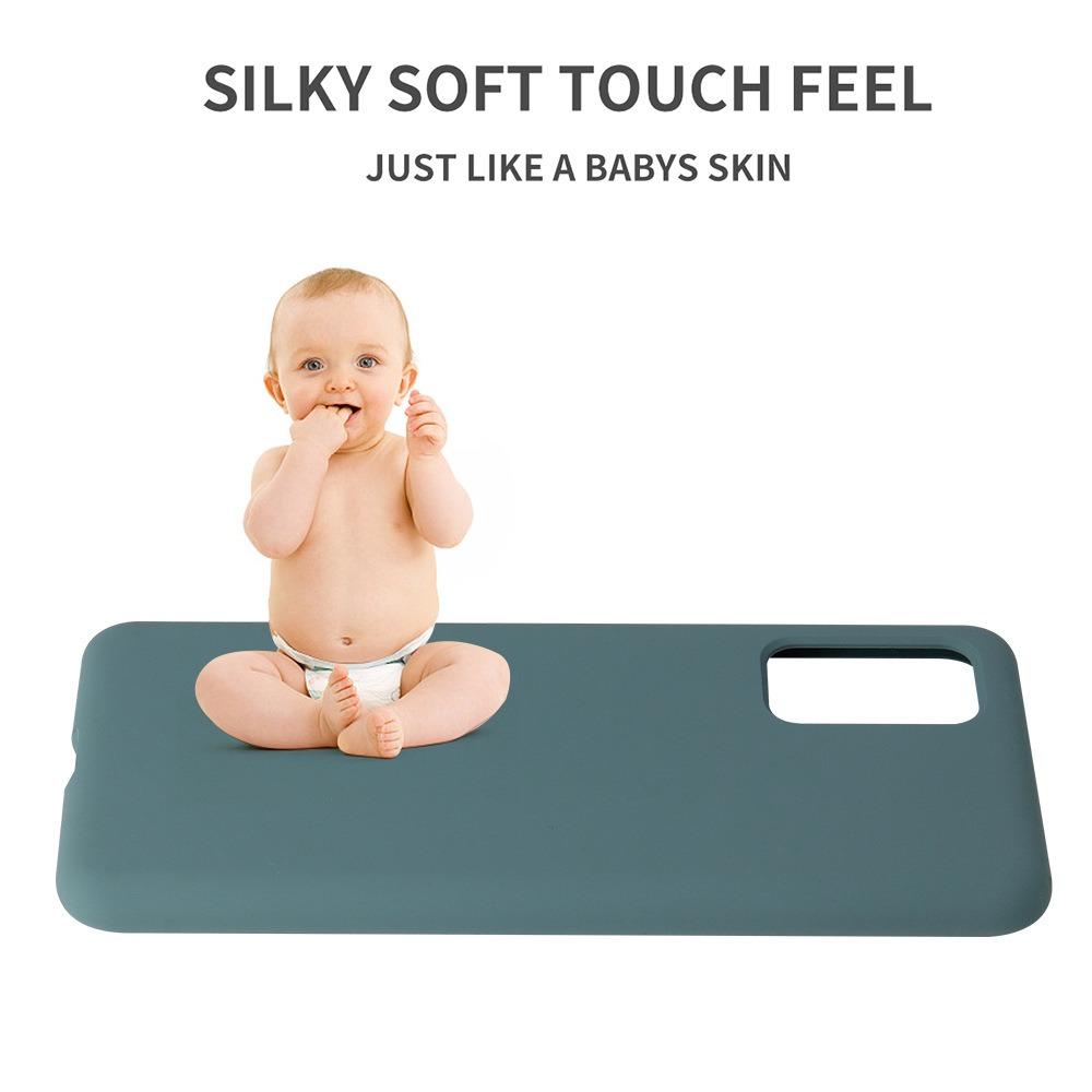 Luxury Liquid Silicone Phone Case For Samsung S25Ultra S24FE S25 S24 S23 S22 S21 Note20, Soft Silicone Shockproof Phone Case With Microfiber Lining