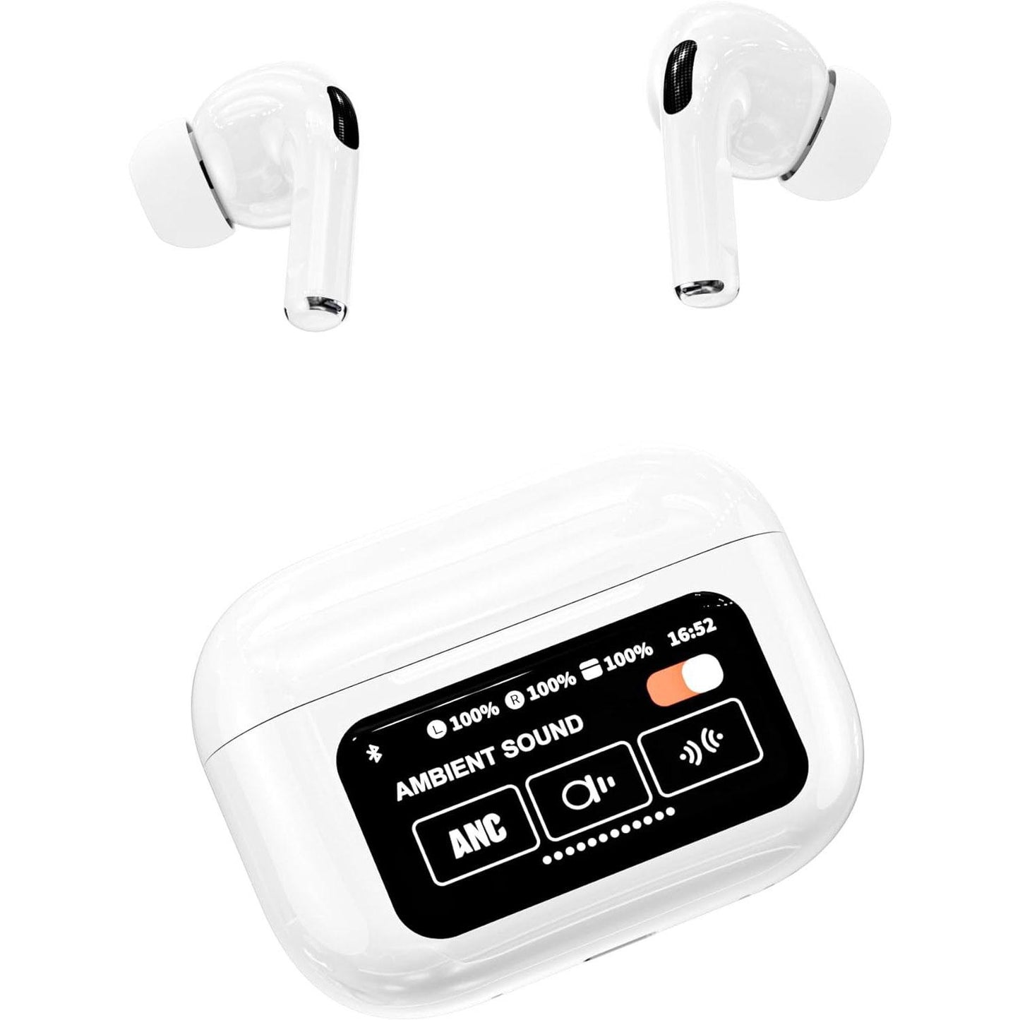 A9 pro Earbuds Earphones, Premium Touch Technology Smart Noise-Cancelling Headphones