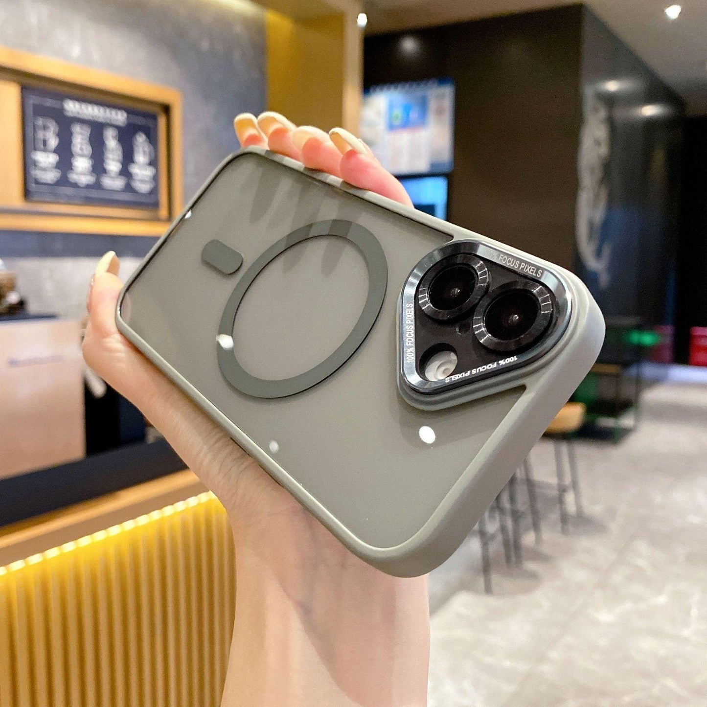 Crystal High Definition Clear Magnetic Phone Case For iPhone 16ProMax 16 15 14 13 12 11 Pro Max Plus Transparent HD Metal Len Protection Hardware Hard Full Cover