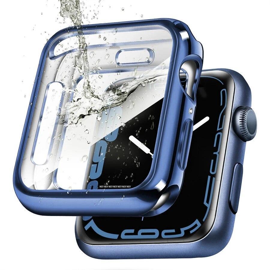 TPU Cover for apple watch case series 9 8 7 6 5 4 3 SE 41mm 45mm 42-44mm-40mm screen protector Accessories for apple watch band