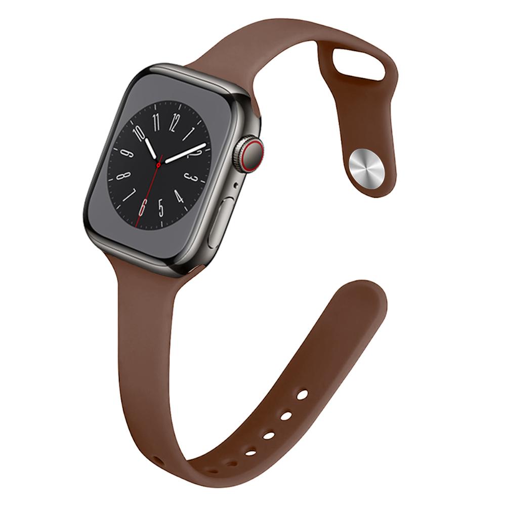 Silicone Sport Strap For Apple Watch Band 44mm 40mm 45mm 49mm 41mm 38mm bracelet iwatch series 9 7 6 5 4 se 8 ultra 2