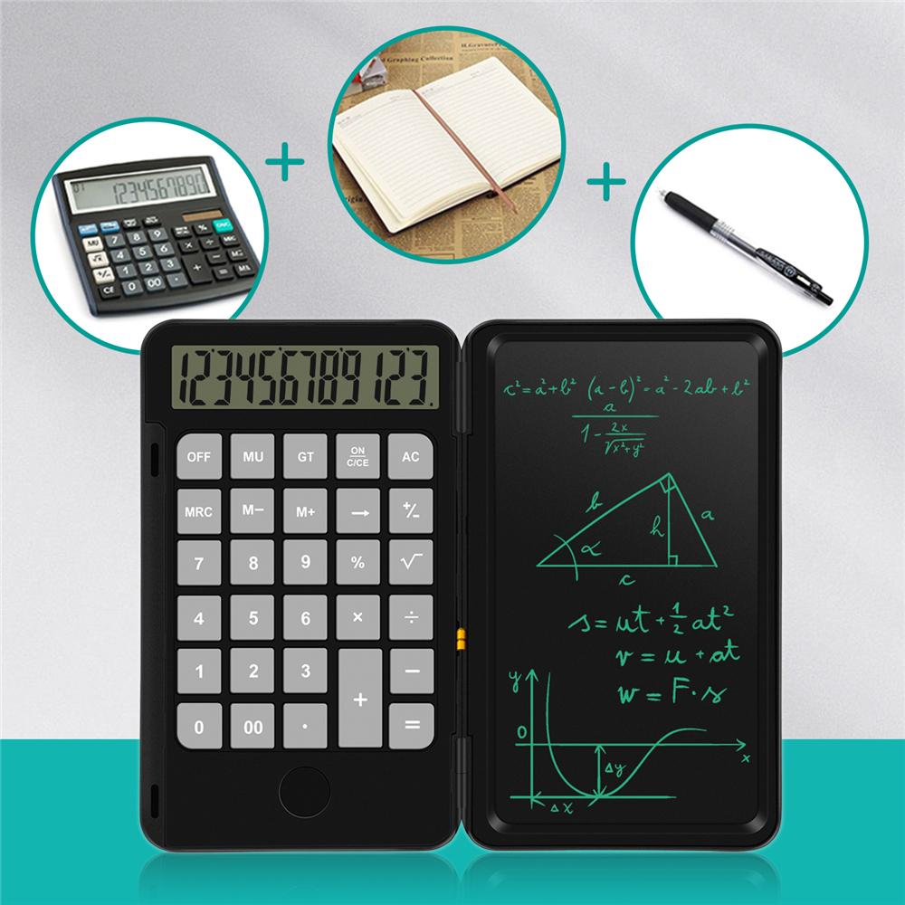 6.5 inch Calculator Writing Tablet Portable Smart LCD Graphics Handwriting Pad Board drawing tablet paperless with rechargeable Drawing Pad Painting Electronics Tools