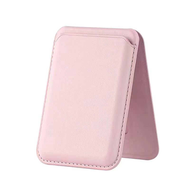 Magnetic Folding Wallet Card Holder Kickstand Leather Case for Magsafe iPhone 16 15 14 13 Pro Max 12 Mini Plus Magnetic Stand Cover