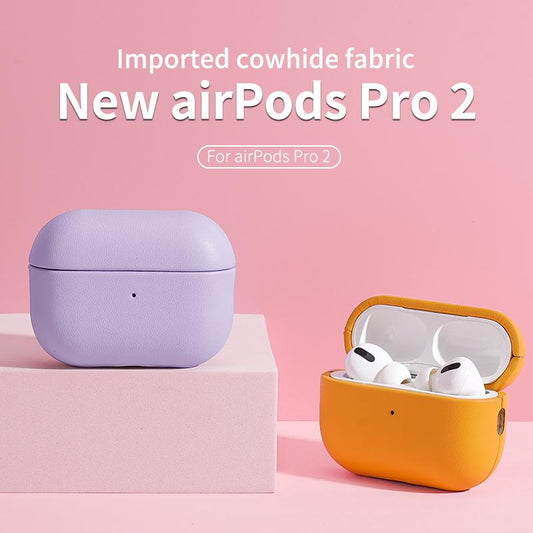 Leder-Kopfhörerhülle für iPhone AirPods Pro 2 AirPods 3 Schutzhülle