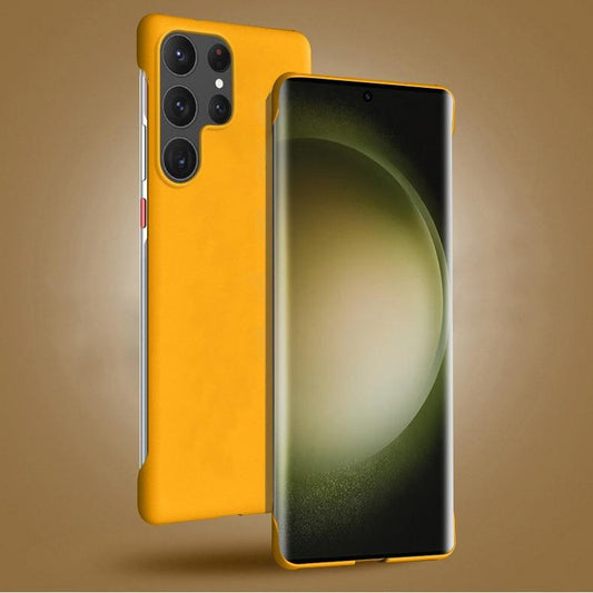 Matte PC Ultra-Thin Light Frameless Phone Case For Samsung S25Ultra S24 S23 S22 S21 Note20Ultra Skin Feel Hard Full Cover