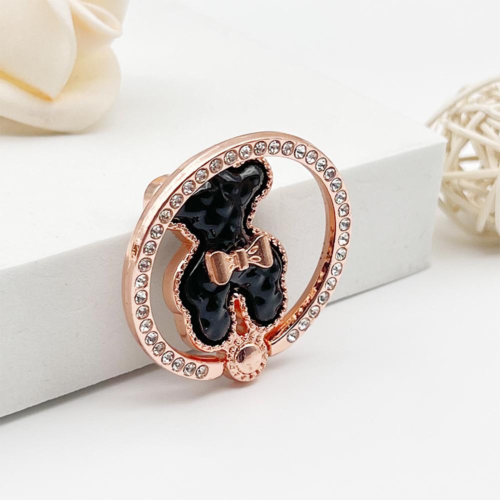 Phone Case Mouse Head Plating Bear Teddy Ring Small Phone Stands