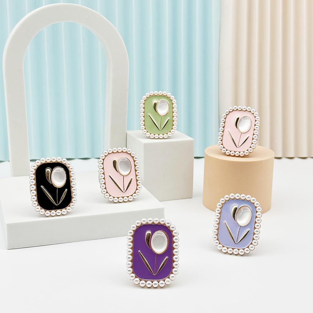 Phone Case Tulip Square Flower Stands
