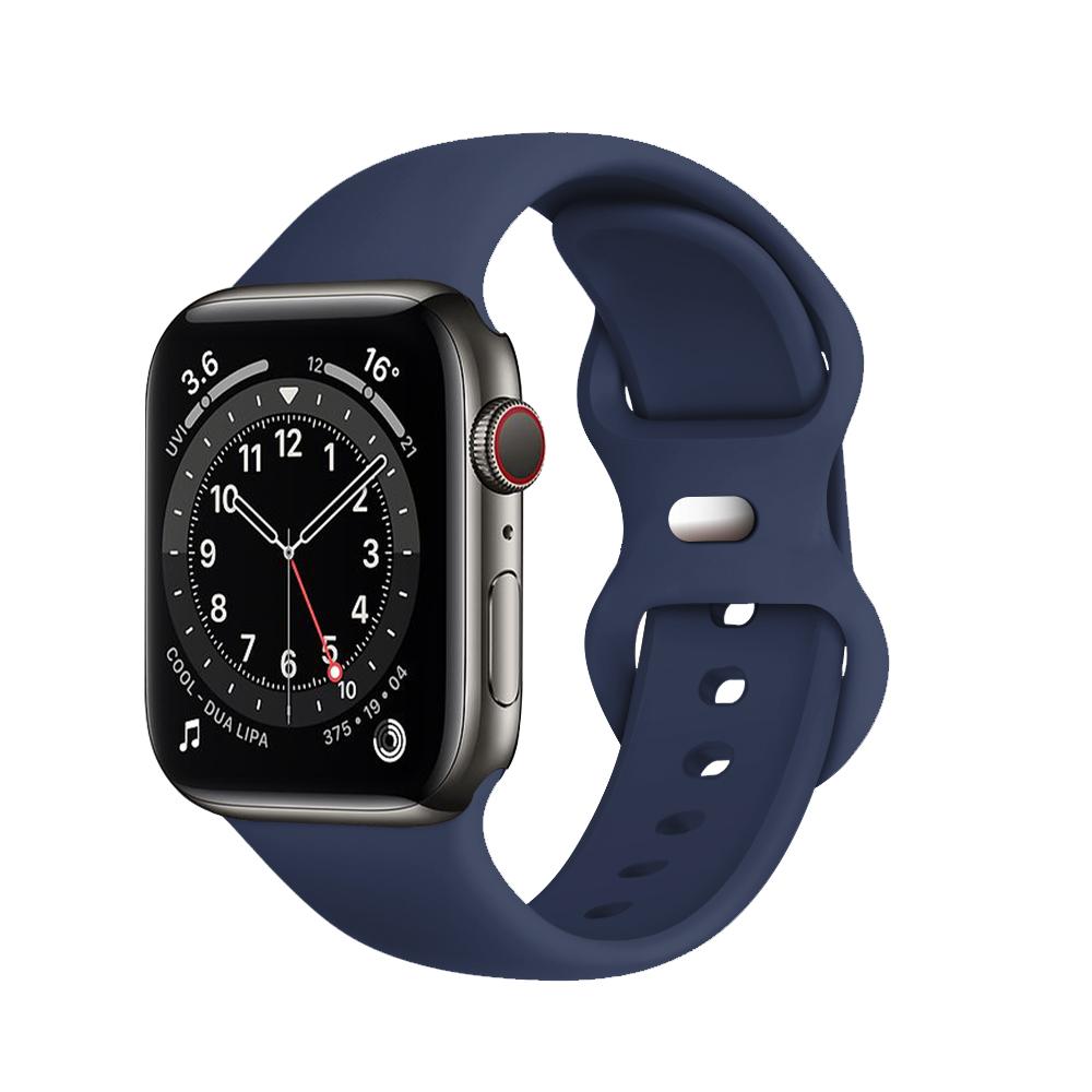 Silicone Strap for Apple Watch Band Ultra 49mm 45/44/42mm Watchbands 41/40mm iwatch Rubber Sport Bracelet on iWatch Series 76543