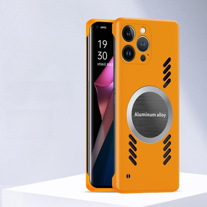 For iPhone 16ProMax 16 15 14 13 12 11 Plus Pro Max X/XS XR XSMax Phone Case, Matte Cooling Magnetic PC Frameless Ultra Slim, Full Camera Cover Protection Hard Cover