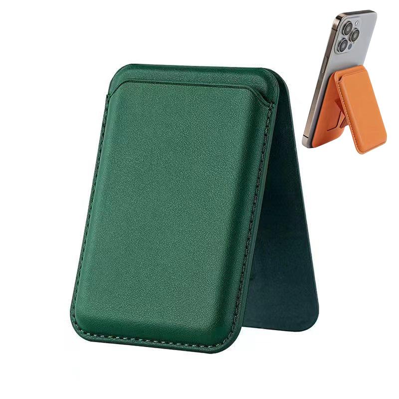 Magnetic Folding Wallet Card Holder Kickstand Leather Case for Magsafe iPhone 16 15 14 13 Pro Max 12 Mini Plus Magnetic Stand Cover