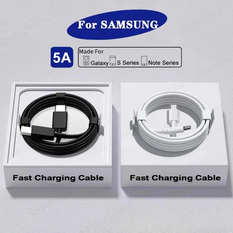 PD 45W USB C Cable For Samsung Galaxy S20 S21 S22 S23 S24 Ultra Note 10 5G 20 A53 A54 Super Fast Charging USB Type C Data Cable