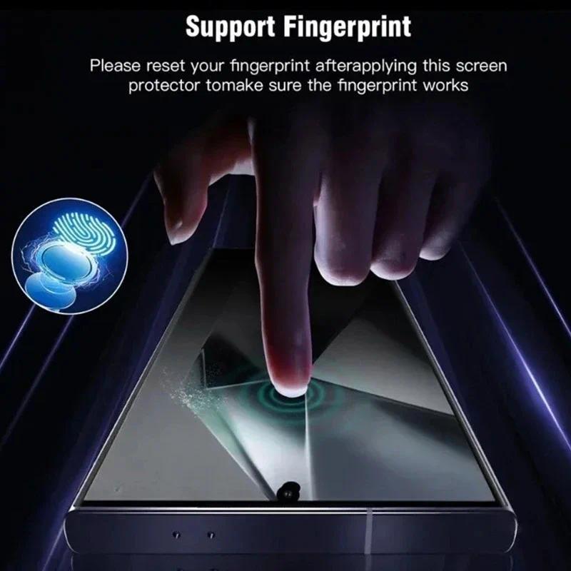 1pc/2pcs/3pcs Easy Installation Tempered Glass For Samsung S25 S24 S23 S22 S21 Note20 Ultra Plus A55 A54 A53 A52 A15 A14 A13 A12 A32 A33 A34 A35 A23 A24 A25 Screen Protector
