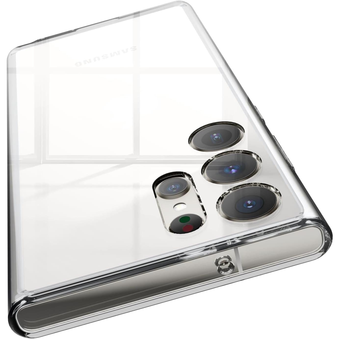 Clear High Definition PC Hard Phone Case for Samsung S25 S25Plus S25Ultra S24 S24+ S24Ultra S23 S23Plus S23Ultra - Precise Camera Cutouts, Protective Case, Durable Polycarbonate Construction