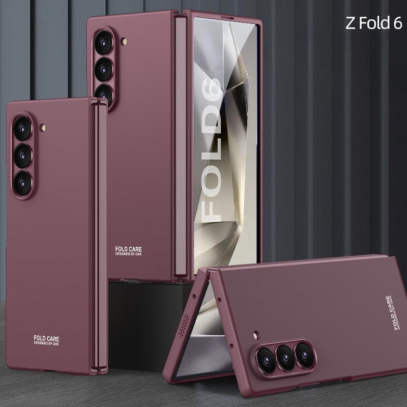 For Samsung Z Fold6 Fold5 Fold4 Case, Ultrathin Business Matte Full Cover, Luxury Elegant Phone Case Camera Protection Shockproof Hard Cover