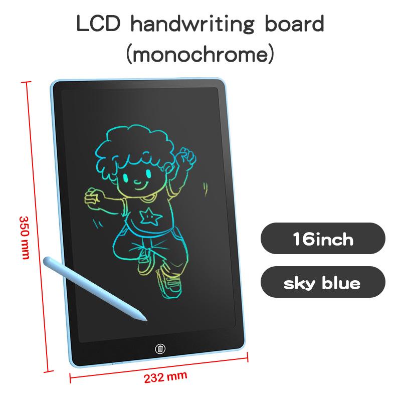 8.5/10/12/16 Inch Multi Color LCD Drawing Tablet Writing Pad for Children's Painting Tools Electronics Kids Writing Board Educational Learning Tablet