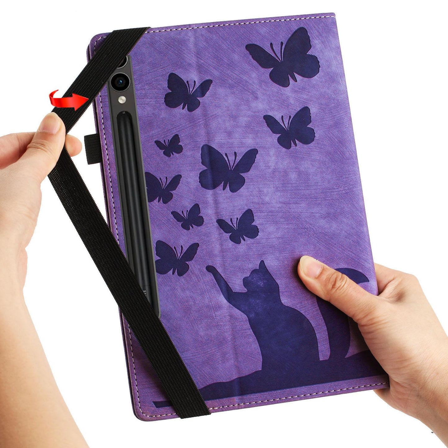 Butterfly Cat Case for Samsung Galaxy Tab A6 A7 A7 lite A8 S6 S7 S8 S9 Plus FE Ultra  Soft TPU Tablet Cover for Galaxy Tab Case