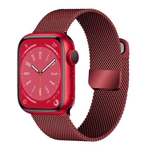 Milanese Loop Band for Apple watch Ultra 8 7 6 5 4 SE 45mm 49mm 44mm 41mm 40mm Metal Magnetic Double Section Strap iWatch 3 42mm