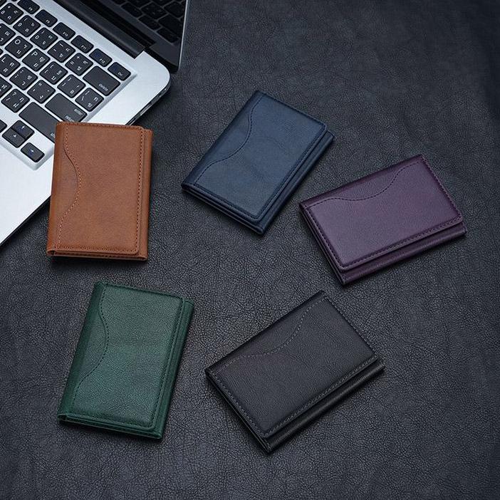 Multi-function Leather Card Case Strong Magnetic Wallet Card Holder Card Bag Case for Magsafe IPhone 16 15 14 13 12 Pro Max Stand Cover