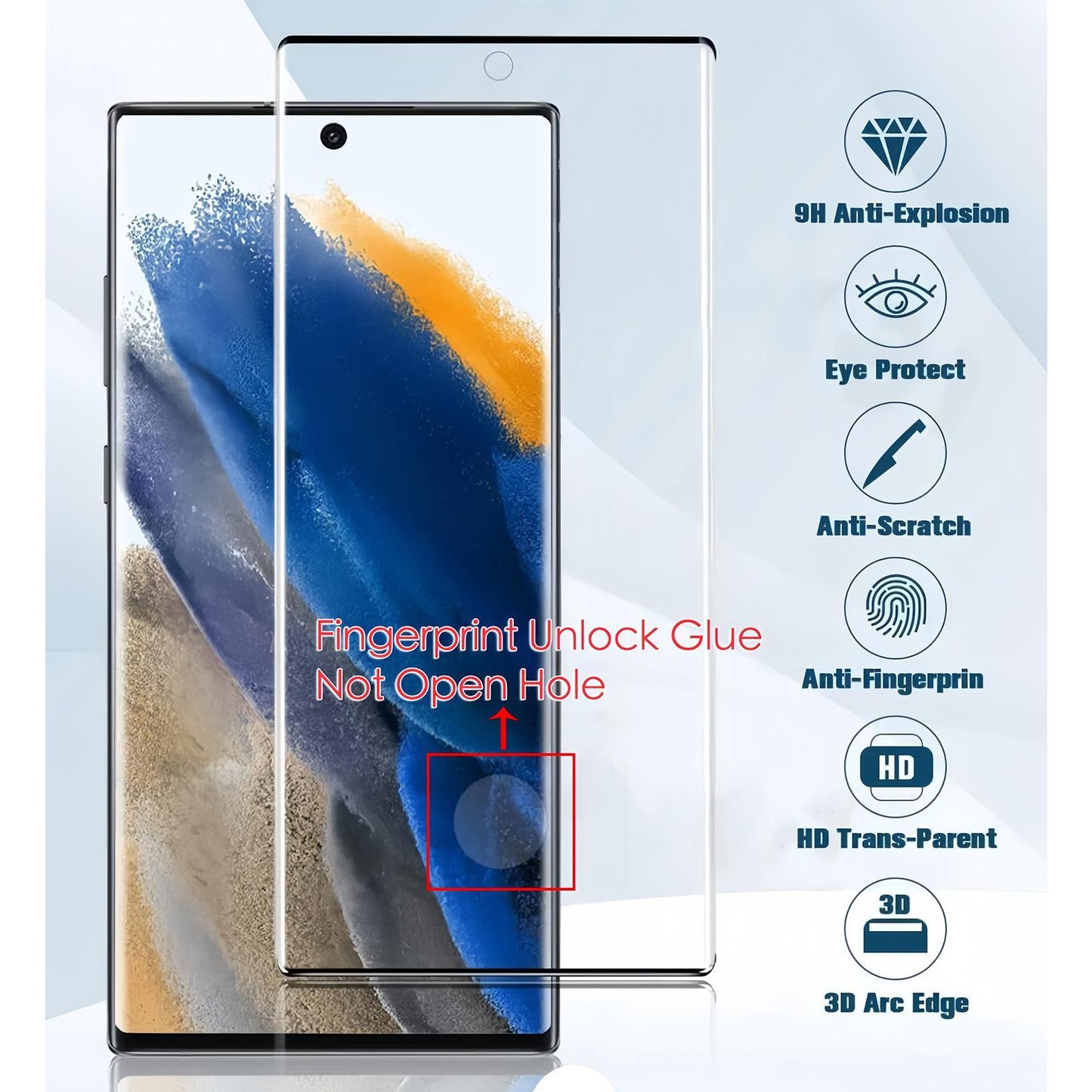 1pc/2pcs/3pcs Install Tool Accessories Tempered Glass For Samsung S25 S24 S23 S22 S21 Note20 Screen Protector film