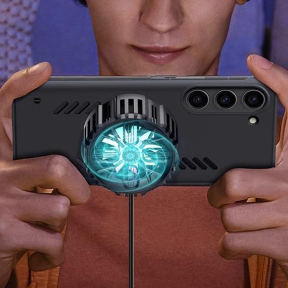 For Samsung S25Ultra S25 S24 S23 S22 S21 Plus Ultra Phone Case, Matte Cooling Magnetic PC Frameless Ultra Slim, Full Camera Cover Protection Hard Cover