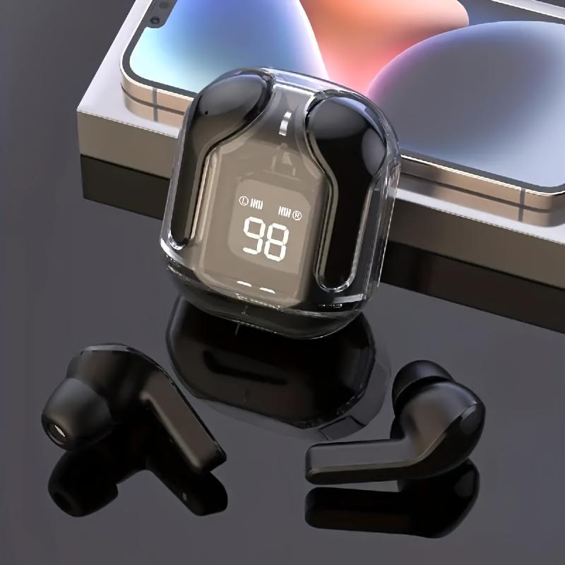 TWS True Wireless Gaming Earphones ENC Noise Reduction, Stylish Macaroon Colors, LED Power Display, In-Ear Comfort, Touch Control, Long Battery Life