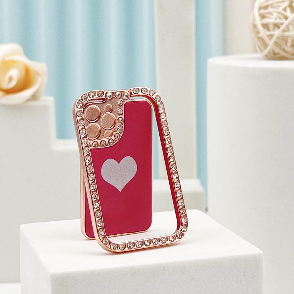 Phone Case Mouse Head Plating Bear Teddy Ring Small Phone Stands