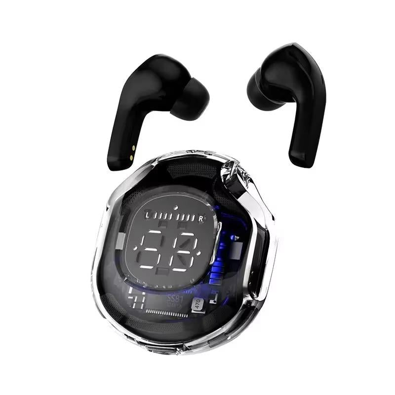 Multiple Colors TWS True Wireless Gaming Earphones ENC Noise Reduction Bluetooth Earbuds with LED Digital Display Bluetooth 5.3, In-Ear Comfort, Long Battery Life Headphone for iPhone Xiaomi Android