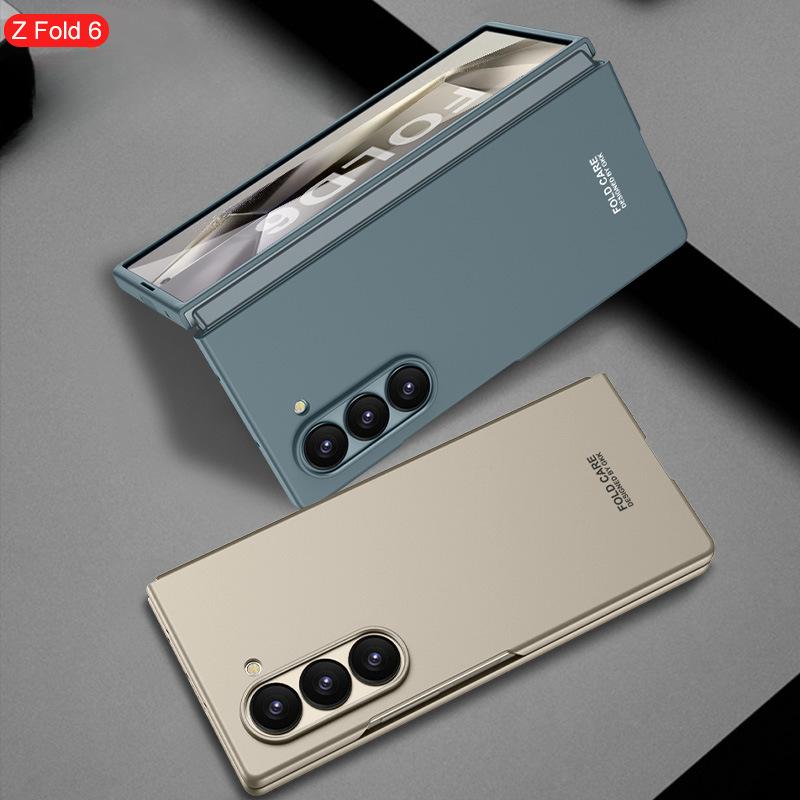 For Samsung Z Fold6 Fold5 Fold4 Case, Ultrathin Business Matte Full Cover, Luxury Elegant Phone Case Camera Protection Shockproof Hard Cover