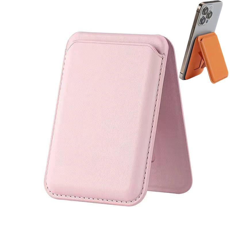 Magnetic Folding Wallet Card Holder Kickstand Leather Case for Magsafe iPhone 16 15 14 13 Pro Max 12 Mini Plus Magnetic Stand Cover